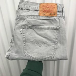 Mens Grey Levi’s jeans
